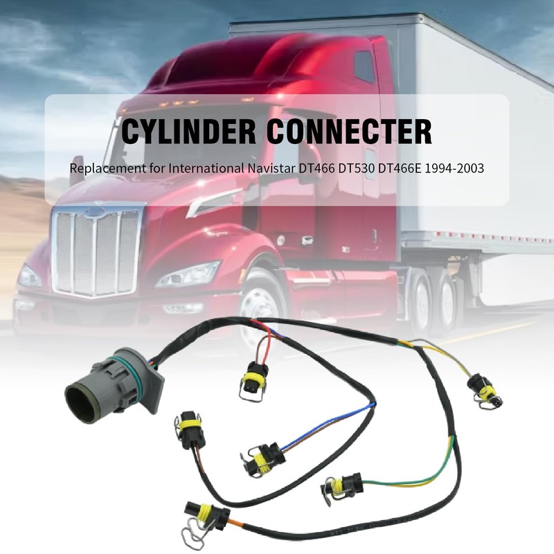 Vkinman Fuel Injector Wiring Harness 1807455C92 Replacement for International Navistar