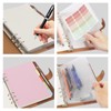 Colacoo Leather A5 Binder Notebook 6 Ring, Refillable Notebook A5