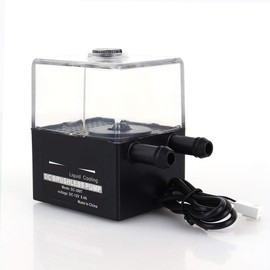 Zerone Water Cooling Pump, Sc-300t 12v DC Ultra Quiet 4W Reservoir .300L/h for PC CPU Liquid Cooling