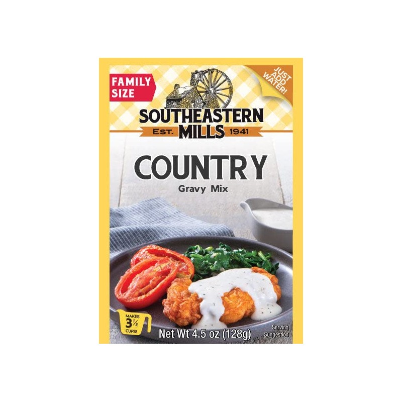 Southeastern Mills Country Gravy Mix, 4.5 Oz. Package (Pack of