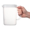 Hardys 1.5L Plastic Fridge Door Jug - Clear Plastic Jug