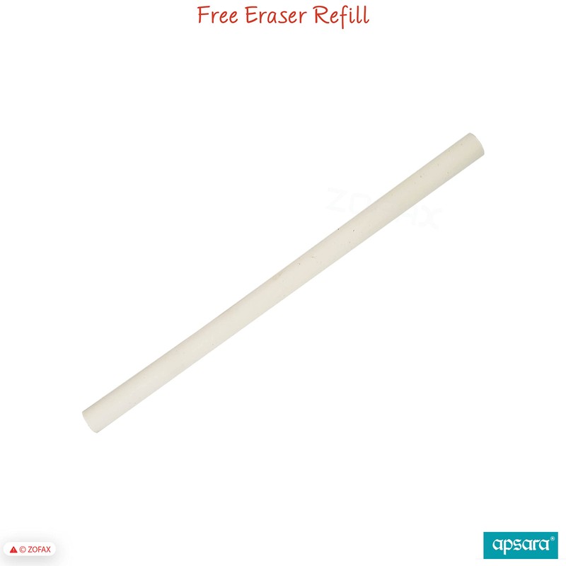 ZPStyle Retractable Click Pencil Eraser, Blue Body, Pack of 1,