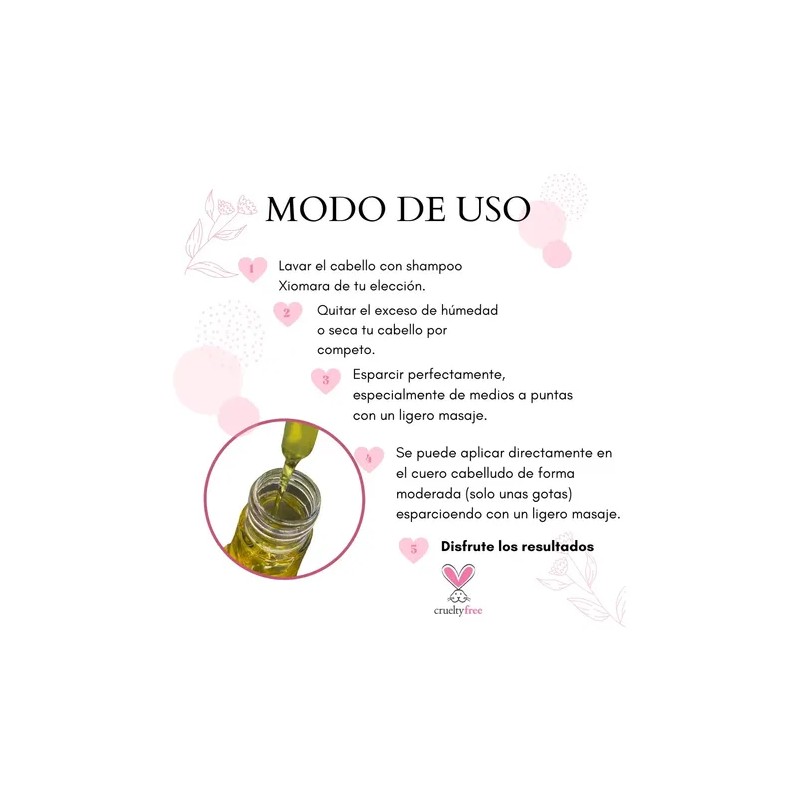 Oleo Capilar Con Argan Y Aceites Naturales Xiomara 140ml