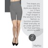 MeMoi 2 Pair High-Waist Shapewear Shorts, Smooth Thigh Shaper Shorts,