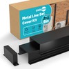 Chiligent Metal Line Set Cover Kit, Heavy Duty HVAC Lines