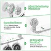 Suction CupTowel Rail 30cm,Wall Mounted Towel Rack Adjustable Bathroom Towel