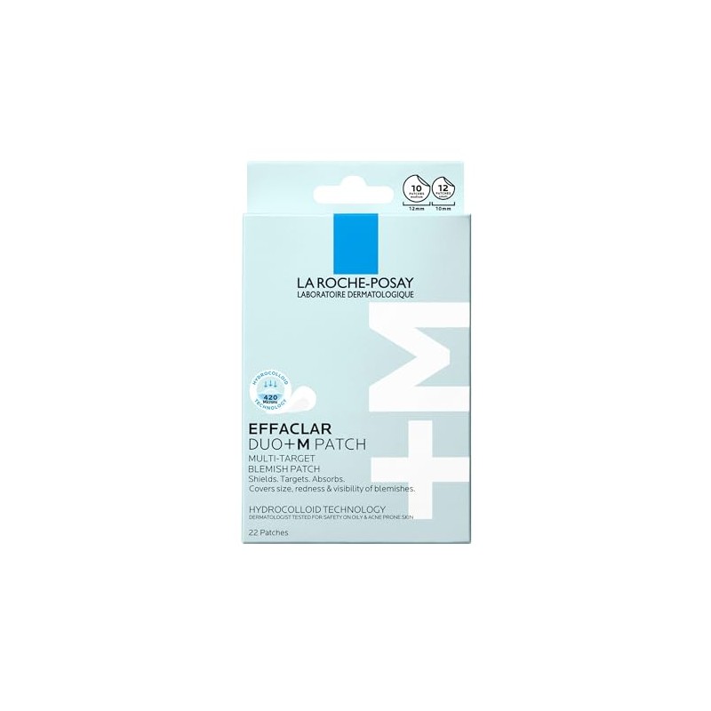 La Roche-Posay Effaclar Duo + M Patches Parches Multiacción, antimperfecciones