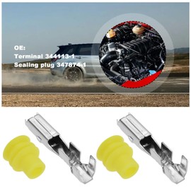 The Lord of the Tools 10 Sets Automotive Terminal Contacts Crimp Socket Contact 344113-1 Wire Seals 347874-1 Compatible with TD5 Motor ECU 18/36 Way Econoseal ECU