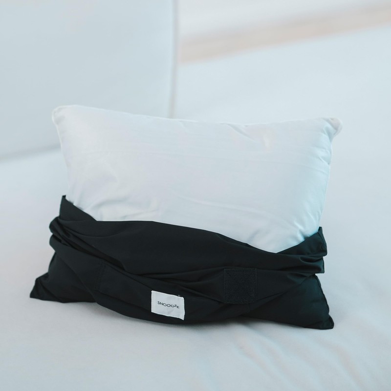 SnooozeGo Mini Duck Down Travel Pillow – Compact Feather Pillow