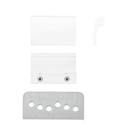 Deluxe Aluminium Balcony Door Handle, Pull Handle For Balcony And Patio Door, Balcony Door Handle in White RAL 9016, Outdoor Patio Door Handle, Door Handle with Concealed Screw Connection