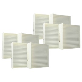 vhbw Filterset Ersatz für Zehnder 527004280, 521 012 720 für Lüftungsgerät - Luftfilter M5 / F7 (8 Stück), 17 x 17 x 4,5 cm, Weiß