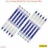 Dollar Wow Fineliner Pens, BLUE, Fine Tip (0.3mm), Pack of