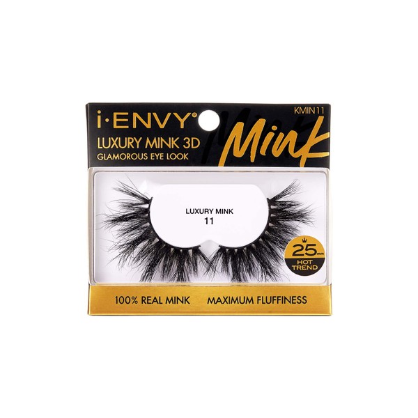 i-ENVY False Lashes Luxury Mink Collection Eyelashes 100% Real Mink