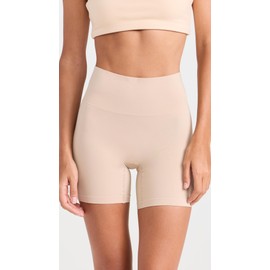 hanky panky Women's High Rise Bike Shorts, Chai, Tan, L