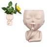 Face Flower Pot Head Planter Pot Cute Resin Succulent Planter