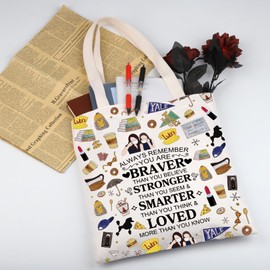 MYSOMY G Girls TV Show Gift Luke's Diner Tote Bag Gilmore TV Show Reusable Tote Shoulder Bag Lorelai Rory Gilmore Fan Gift, Ggirls Tb