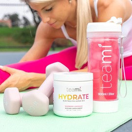 Teami Electrolytes Powder - Hydration Calcium, Magnesium, Chloride & Potassium Supplement 45 servings, Hydrate Electrolyte Powder Mix with Vitamins & Minerals - Energy Ketones Drink, Keto Electrolytes