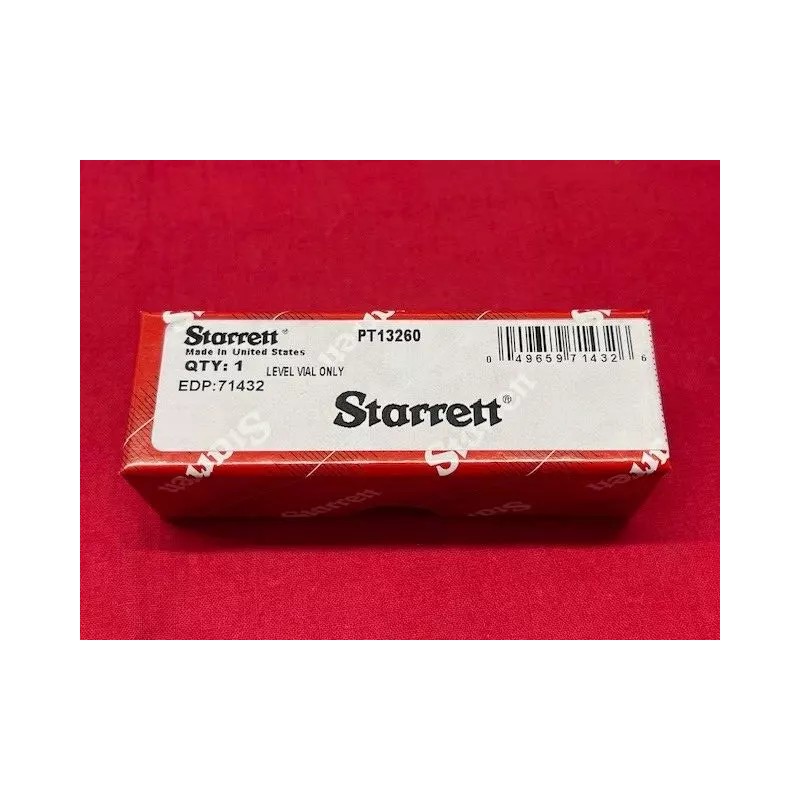 Starrett PT13260 Level Vial for 98-6 (6") Level & 132-4