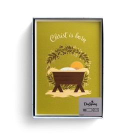 DaySpring - Christ is Born - 18 Christmas Boxed Cards & Envelopes, NLT (J8847)