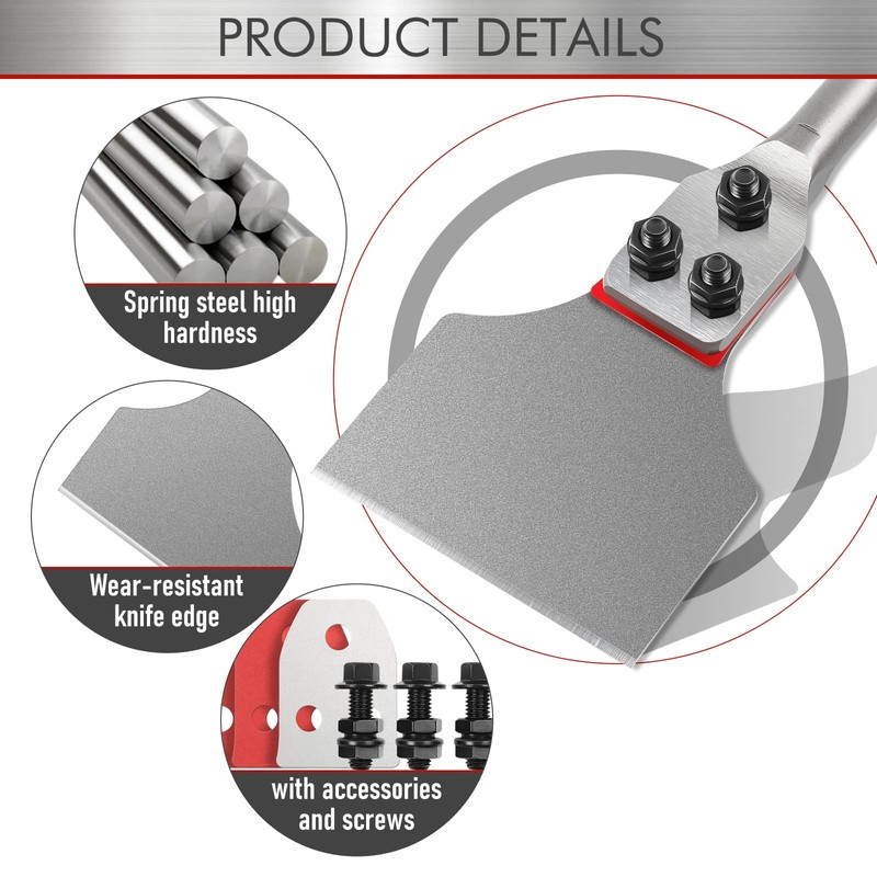 TIHOOK 75mm Spare Head, Tile Chisel SDS Plus Chisel, Spatula