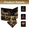 iwiio New Year Table Cloth, Happy New Year Decorations 2025,