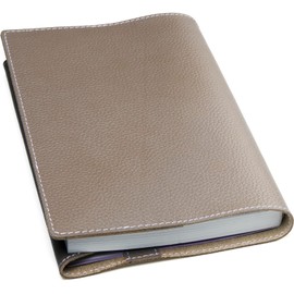 Andmano Book Cover, B6 Genuine Leather, Can Be Used with Thick Books / Gift Box Included, Single Book Size, Shrink Leather, Cartoon Cover, 5.0 x 7.2 inches (12.8 x 18.2 cm)