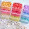 Sxutop Pack of 45 Small Storage Boxes, Transparent Plastic Storage