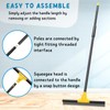 Squeegee Broom for Floor, 18'' Heavy Duty Rubber Wiper with