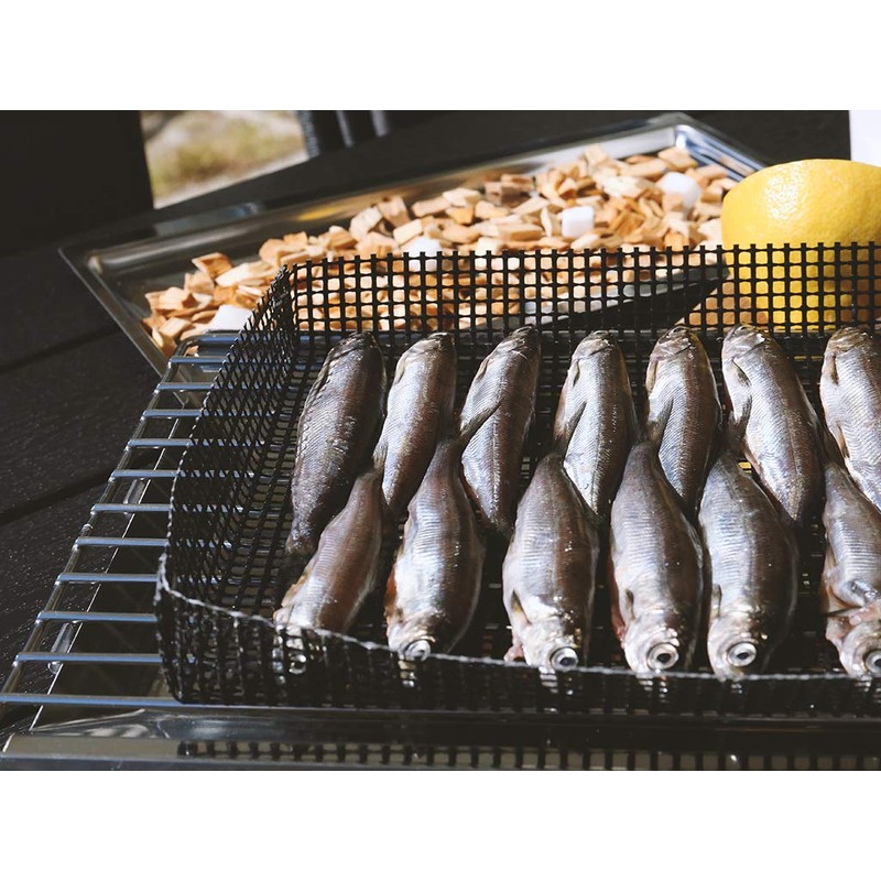 Muurikka 20010-1 Grill/Smoking Basket, Grey, 32 x 20 x 30