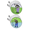 EHDWXVZM 2 Pieces Metal Hat Clips, Mark Hat Clips, Golf