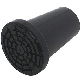 Rubber Cane Tip, Rain Proof, Black