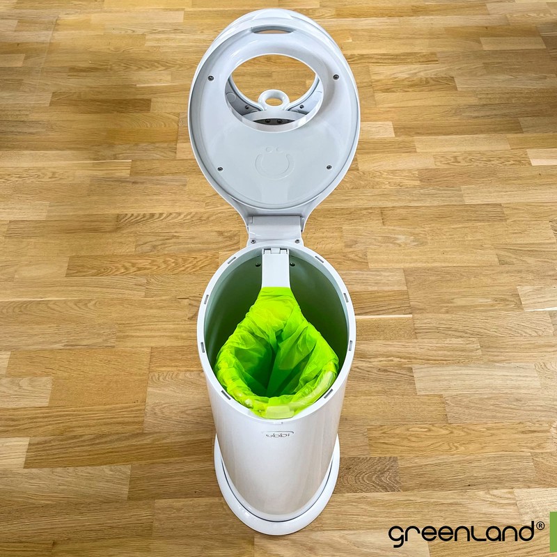 Greenland Biodegradable Diaper Pail Bags Compatible with Ubbi – Lemon