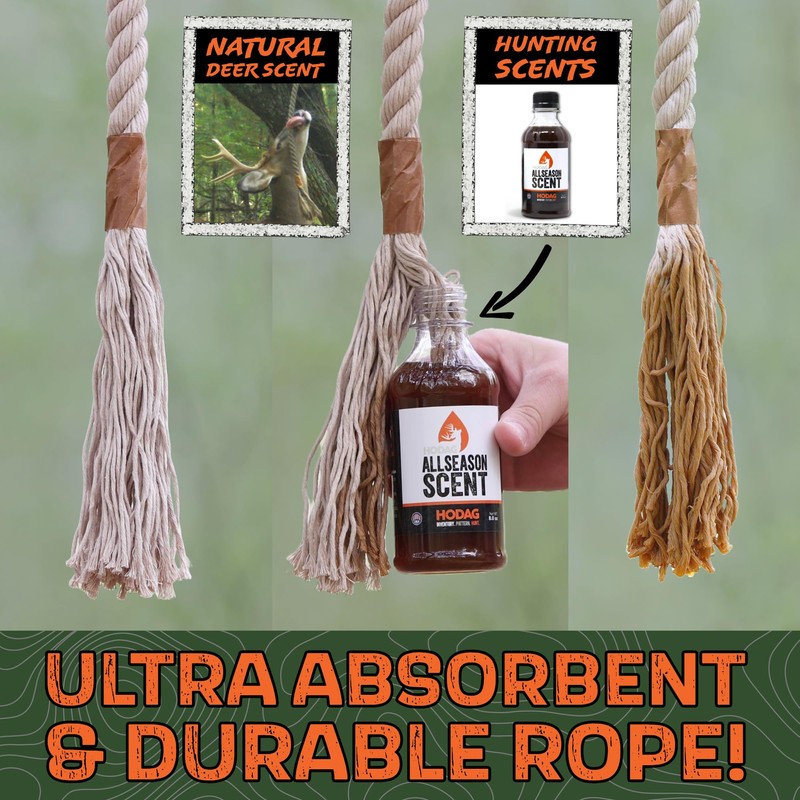 HODAG HempScent Rope Mock Scrape Kit for Deer Hunting –