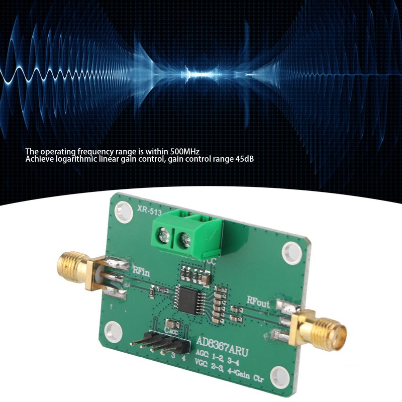 IF Amplifier Automatic Gain Control 0.1 to 500MHz Intermediate Frequency