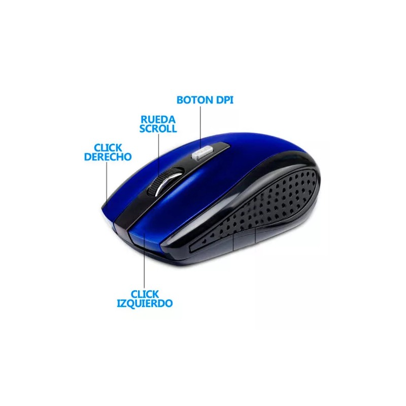 EGTMA Mouse Inalámbrico 5 Niveles Seguimiento Óptico Ergonomico