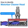 FUNTECK Anti-Tangle Brush Bar with End Cap for Dyson Motorbar