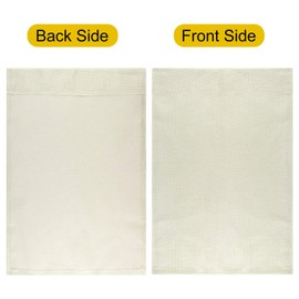 PLULON 4 Pcs Blank Garden Flags Burlap Garden Flag Yard Flag Garden Flag for Patio Garden Yard Outdoor Home Decorations 12Inch x 18Inch