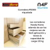 Handyhome Corredera Cajón Handy Home 60cm X 3.5cm 2paquetes 4pz