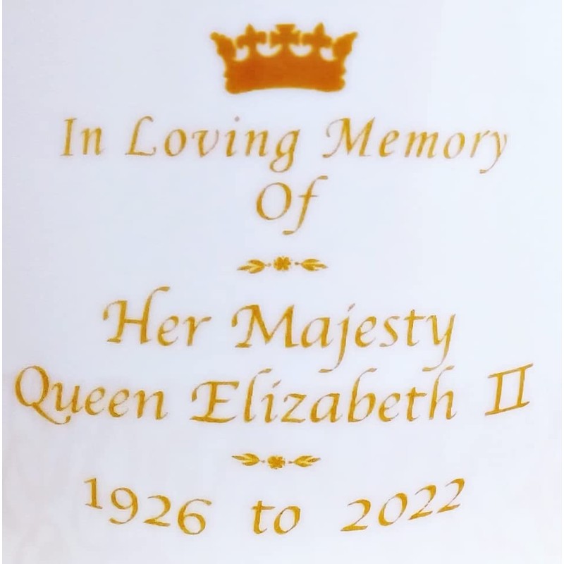 in Loving Memory of Her Majesty Queen Elizabeth II 1926-2022
