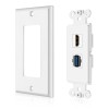 CE Compass USB HDMI Outlet Wall Plate - USB 3.0