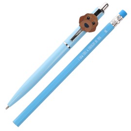 Stands Out, Supplying Outstanding Gifts Cockapoo Dog Pen and Pencil Set Kids Charm Topper School Stationary Kits Gift