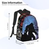 Ubouigr Sasquatch Bigfoot Casual Backpack Travel Backpack Laptop Backpacks Daily