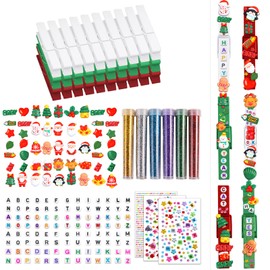 30er-Set Cheer-Pins und Spirit-Clips CNYMANY Weihnachtliche Cheer-Wäscheklammern aus Holz für Rucksackdekoration Inklusive selbstgemachter Weihnachtsmann-Glocken aus Kunstharz für Cheer-Team-Geschenke