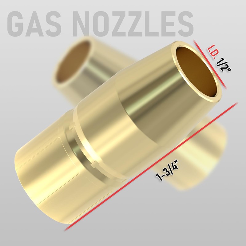 YESWELDER MIG Welding Gun Accessory Kit .030" Tip-Nozzle-Diffusers for Miller