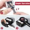 Universal Dual Eyeliner Sharpener Makeup, 2 Pieces 2 Holes Dual