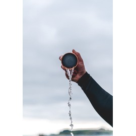 Circular and Co Leakproof 600ml Reusable Water Bottle made from 92% Single-Use Bottles (Grey Bottle & Pink Lid)