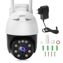 1080P 4G Wifi PTZ Camera IP66 Waterproof Night Vision Two Way Intercom CCTV for Home Security