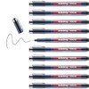 edding 1800 profipen - black - 10 pens - line