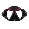 Aqua Lung Unisex Adult Reveal Ultrafit Masks, Red and Black,