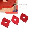 3PCS Radius Jig Router Template Handheld Aluminum Alloy Rust Proof